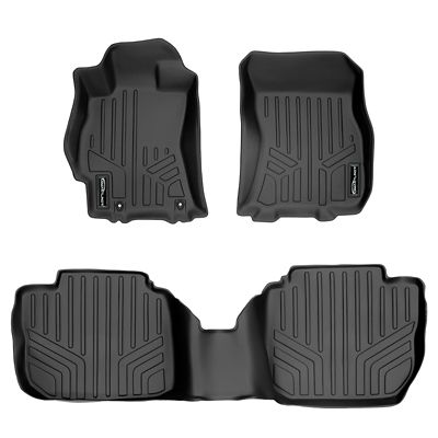 SMARTLINER 2nd Row Custom Fit Floor Liners for 2014-2018 Mazda 3 Sedan and Hatchback, Gasoline, Fits Sedan and Hatchback