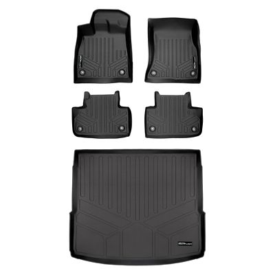 SMARTLINER 2 Rows Custom Fit Floor Liners Compatible with 2014-2018 Subaru Forester, Gasoline