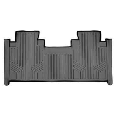 SMARTLINER 2 Rows Custom-Fit Floor Liners for 2007-2013 Chevrolet Silverado 1500 Crew Cab, Gasoline, 2007 New Body Style