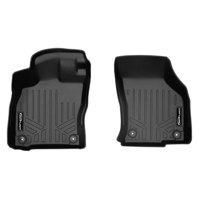 SMARTLINER 1st Row Custom Fit Floor Liners Compatible with 2015-2025 Ford F150 Super Cab, Gasoline, or Vinyl, Over the Hump