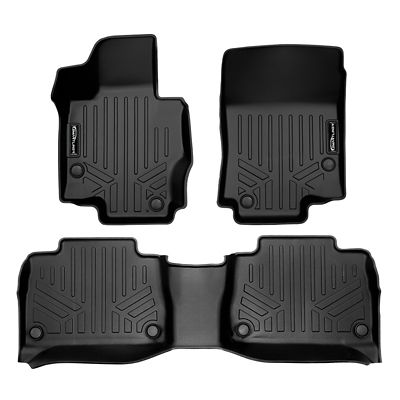 SMARTLINER 3-Row Custom-Fit Floor Liners with 2007-2010 Ford Expedition EL, Gas, 8-Passenger, TrimLine for 2nd-Row Console
