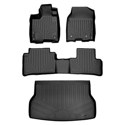SMARTLINER 1st Row Custom Fit Floor Liners Compatible with 2018-2024 BMW X3 30i, Gasoline