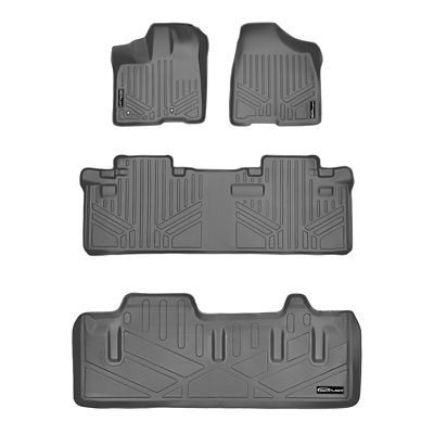 SMARTLINER 3 Row Floor Liners For 2011 - 2012 Toyota Sienna 8 Passenger (4)