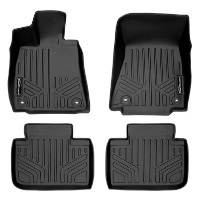 SMARTLINER 2 Rows Custom Fit Floor Liners Compatible with 2013-2015 Lexus RX, Gasoline, 1st Row Fits Hook Type Floor Retention