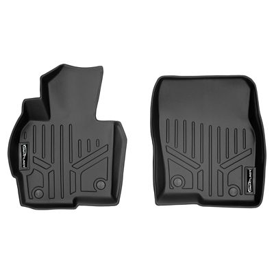 SMARTLINER 2 Rows Custom Fit Floor Liners Compatible with 2010-2014 Subaru Legacy, Gasoline, Fits Automatic Transmission Only