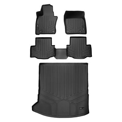 SMARTLINER 1st Row Custom Fit Floor Liners Compatible with 2023-2025 Mercedes-Benz EQE Sedan, Electric, Fits Sedan
