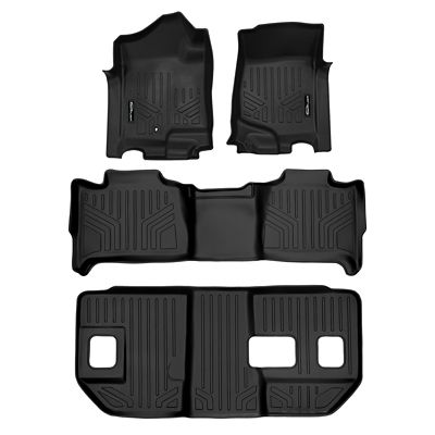 SMARTLINER 3 Row Floor Liners For 2007 - 2014 Chevrolet Suburban 8 Passenger