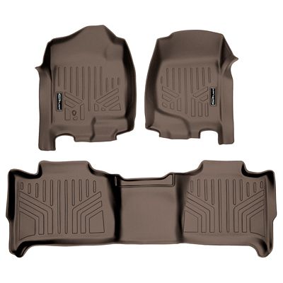 SMARTLINER 2nd Row Custom Fit Floor Liners for 2022-2025 Honda Civic Sedan and Hatchback, Gasoline, Fits with 2nd Row USB Ports