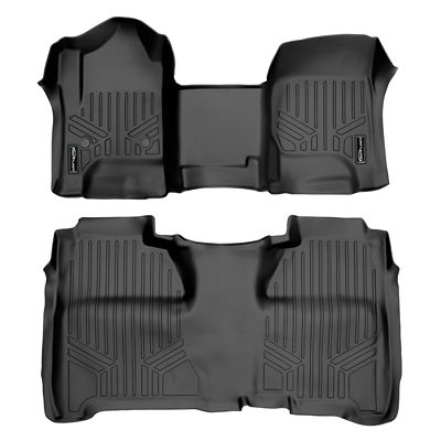 SMARTLINER 3 Rows Custom Fit Floor Liners for 2007-2010 Ford Expedition EL 8 Passenger, Gasoline, 2ndd Row Fits Bench Seats