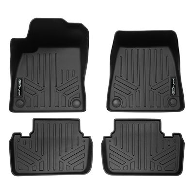 SMARTLINER 1st Row Custom Fit Floor Liners Compatible with 2010-2011 Ram 2500 Crew Cab & Mega Cab, Gasoline, Carpet, Coverege