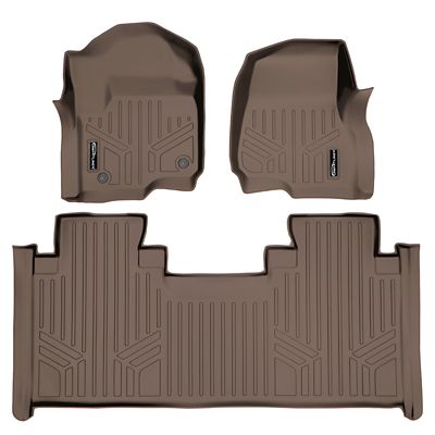 SMARTLINER 2 Row Floor Liners For 2017 - 2025 Ford F-250 Super Cab (9)