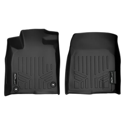 SMARTLINER 2 Rows Custom Fit Floor Liners Compatible with 2020-2025 GMC Sierra 3500 HD Double Cab, Gasoline, 1st Row Bench,