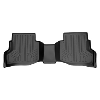 SMARTLINER 2 Rows Custom Fit Floor Liners Compatible with 2017-2025 Ford F350 Super Cab, Gasoline, Vinyl, Bench Seat