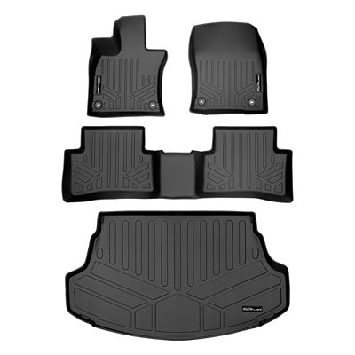 SMARTLINER 2 Rows Custom Fit Floor Liners Compatible with 2021-2025 Infiniti QX50, Gasoline