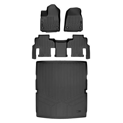 SMARTLINER Cargo Custom Fit Floor Liners Compatible with 2019-2025 Lexus UX, Hybdrid, Fits Without Subwoofer