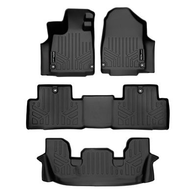 SMARTLINER 2nd Row Custom Fit Floor Liners Compatible with 2025-2025 Toyota Camry, Hybdrid, Fits FWDFits AWD
