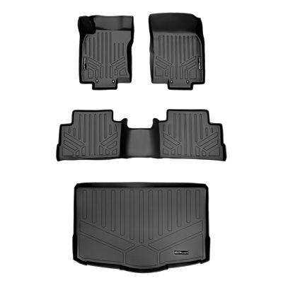 SMARTLINER 2 Rows Custom Fit Floor Liners Compatible with 2016-2018 BMW X4 M40i, Gasoline
