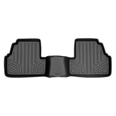 SMARTLINER 2 Rows Custom-Fit Floor Liners Compatible with 2019-2025 GMC Sierra 1500 Crew Cab, Gasoline, 1st Row Bench or Bucket