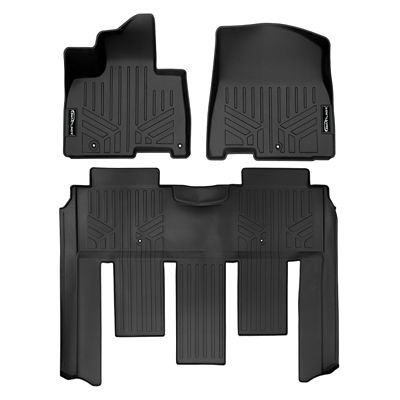 SMARTLINER 3 Rows Custom Fit Floor Liners for 2022-2023 Hyundai Tucson, Gasoline, Cargo Fits Bose Premium Sound System