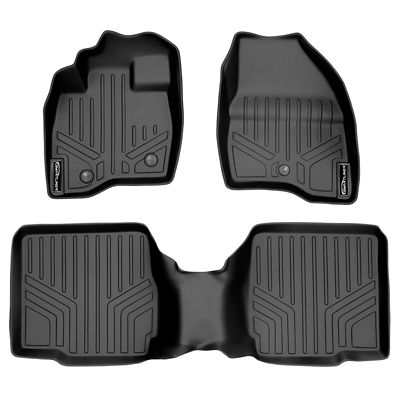 SMARTLINER 2 Row Floor Liners For 2017 - 2019 Ford Explorer 7 Passenger