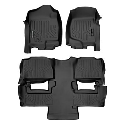 SMARTLINER 1st Row Custom Fit Floor Liners Compatible with 2007-2010 Ford Expedition, Gasoline