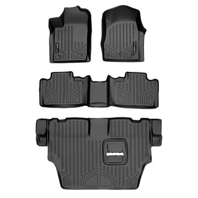 SMARTLINER 2 Rows Custom Fit Floor Liners Compatible with 2016-2019 Mercedes-Benz AMG GLE S Coupe and SUV, Gasoline