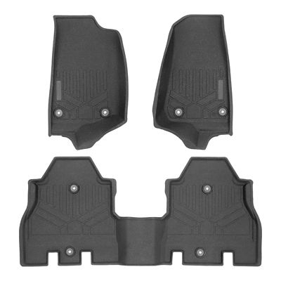 SMARTLINER Cargo Custom Fit Floor Liners Compatible with 2011-2015 Chevrolet Cruze, Gasoline, Not for Diesel Models