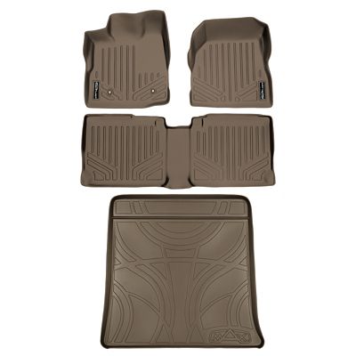 SMARTLINER 1st Row Custom Fit Floor Liners Compatible with 2014-2019 Kia Soul, Gasoline