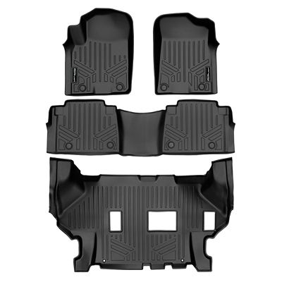 SMARTLINER 3 Row Floor Liners for 2019 - 2024 Nissan Armada 8 Passenger