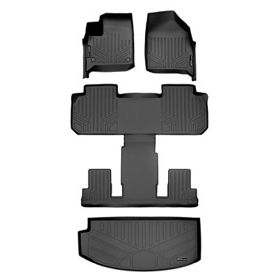 SMARTLINER 3 Rows Custom Fit Floor Liners Compatible with 2022-2025 Nissan Sentra, Gasoline