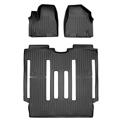 SMARTLINER 3 Row Floor Liners for 2015 - 2021 Kia Sedona 8 Passenger