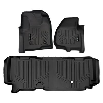 SMARTLINER 2 Rows Custom Fit Floor Liners Compatible with 2025-2025 Volvo EX90 6 Passenger and 7 Passenger, Electric