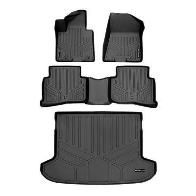 SMARTLINER 2 Rows Custom Fit Floor Liners Compatible with 2016-2017 Subaru Crosstrek, Gasoline