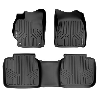 SMARTLINER 2 Rows Custom Fit Floor Liners for 2024-2025 Acura Integra Type S, Gasoline, Fits USB Port Version in 2nd Row
