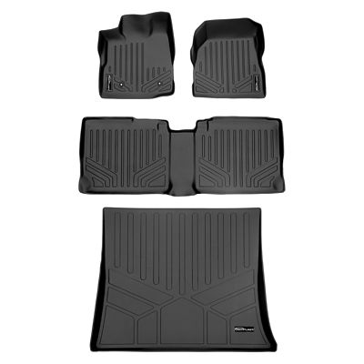 SMARTLINER 1st Row Custom Fit Floor Liners Compatible with 2014-2016 Kia Sportage, Gasoline