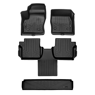 SMARTLINER 2 Rows Custom Fit Floor Liners Compatible with 2018-2020 Mitsubishi Eclipse Cross, Gasoline