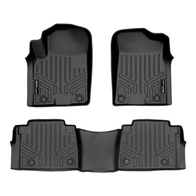 SMARTLINER 3 Rows Custom Fit Floor Liners for 2017-2020 Chrysler Pacifica 8 Passenger, Gasoline, 2nd Row Liner Fits Bench Seats