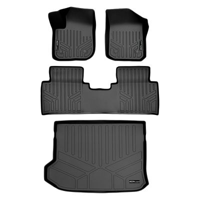 SMARTLINER 3 Rows Custom Fit Floor Liners Compatible with 2015-2018 Audi Q3, Gasoline, Fits Q3 and Q3 Quattro