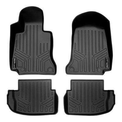 SMARTLINER 3 Rows Custom Fit Floor Liners for 2020-2025 Cadillac XT6 7 Passenger, Gasoline, 2nd Row Liner Fits Bench Seats