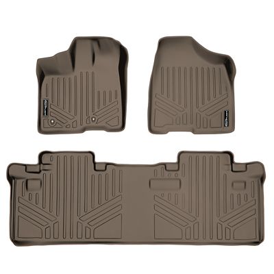 SMARTLINER 2 Row Floor Liners For 2011 - 2012 Toyota Sienna 8 Passenger