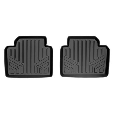 SMARTLINER 2 Rows Custom Fit Floor Liners Compatible with 2024-2025 Mazda CX90 PHEV 7 Passenger and 8 Passenger, Plug-in Hybrid
