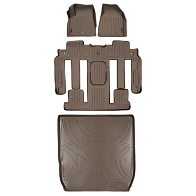 SMARTLINER 2nd Row Custom Fit Floor Liners Compatible with 2019-2023 Lincoln Nautilus, Gasoline