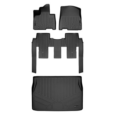 SMARTLINER 2nd Row Custom Fit Floor Liners Compatible with 2019-2024 Infiniti QX80, Gasoline