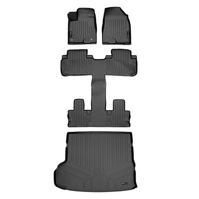 SMARTLINER 4 Row Floor Liners for 2014 - 2019 Toyota Highlander 7 Passenger