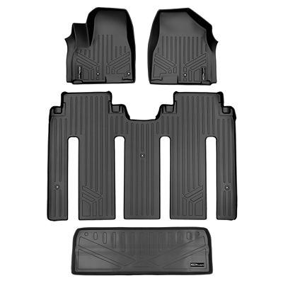 SMARTLINER 1st Row Custom Fit Floor Liners Compatible with 2020-2025 Toyota Corolla Sedan, Gasoline
