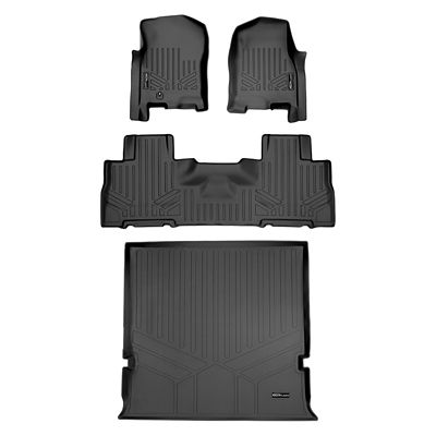SMARTLINER 3 Row Floor Liners For 2007 - 2010 Ford Expedition 7 Passenger (2)