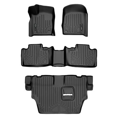 SMARTLINER 2nd Row Custom Fit Floor Liners Compatible with 2024-2025 Lexus TX 6 Passenger and 7 Passenger, Gasoline