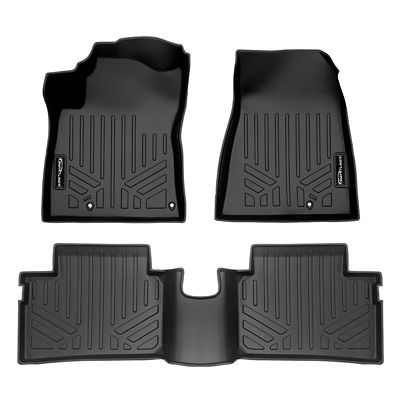 SMARTLINER 2 Rows Custom Fit Floor Liners Compatible with 2022-2025 Audi E-Tron GT, Electric, Fits All Trims