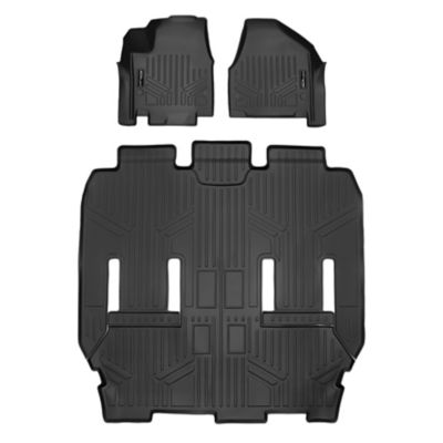 SMARTLINER 1st Row Custom Fit Floor Liners Compatible with 2017-2022 Nissan Rogue Sport, Gasoline