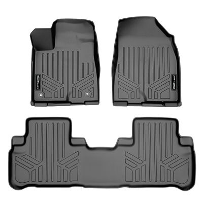 SMARTLINER 2 Row Floor Liners For 2014 - 2019 Toyota Highlander (3)